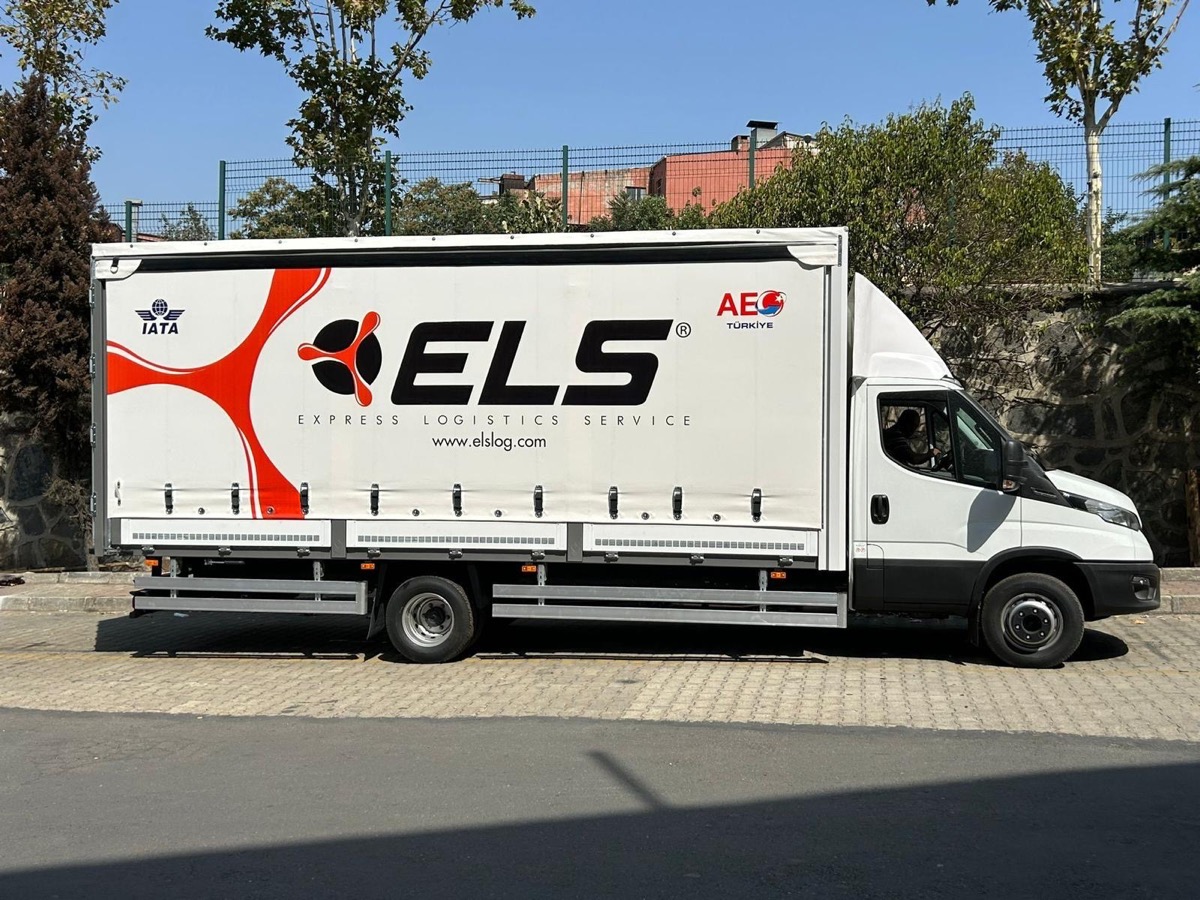 ELS Lojistik Iveco Daily için baskılı kamyonet tentesi
