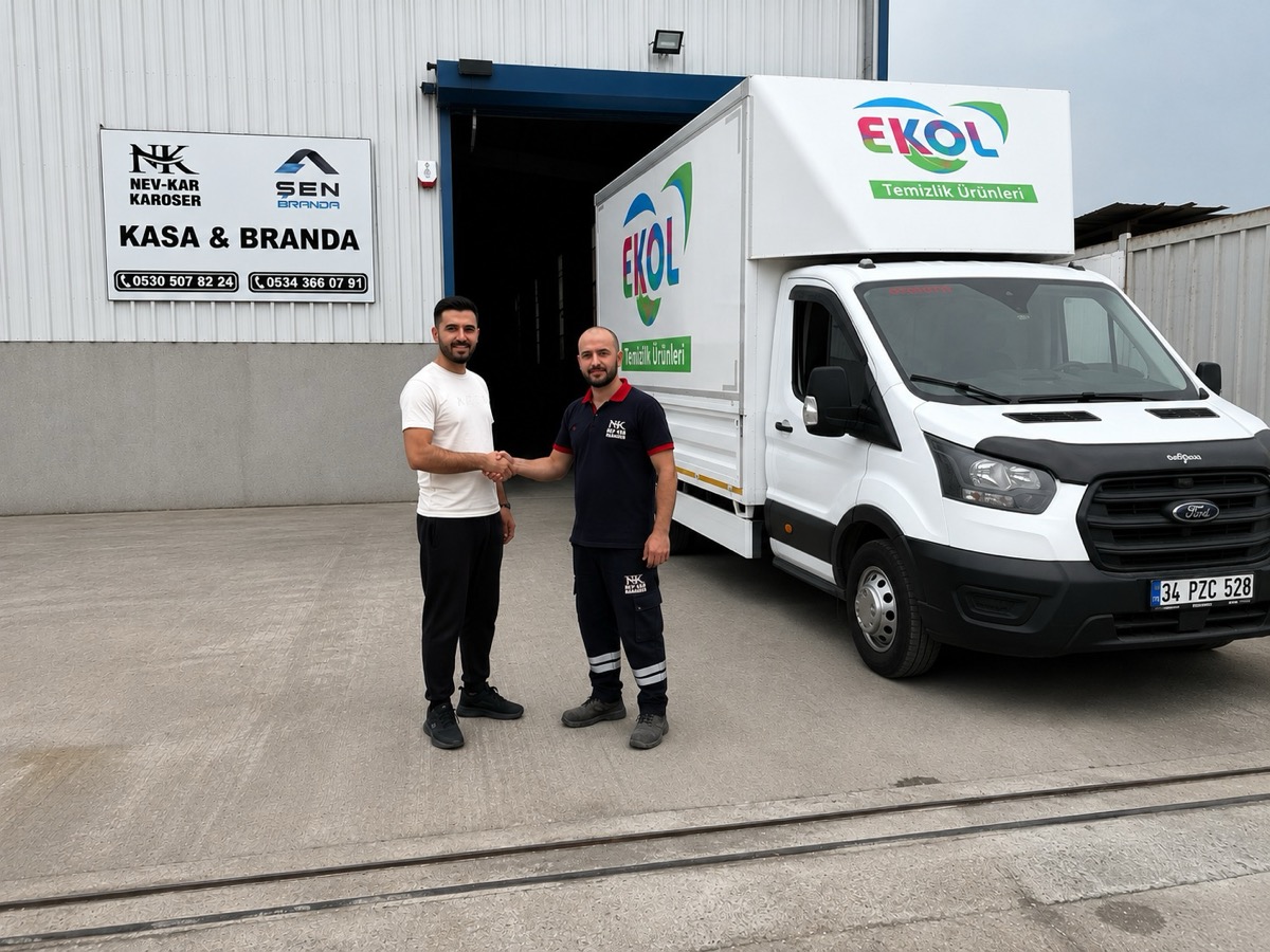EKOL Temizlik Ford Transit — atölyede teslim